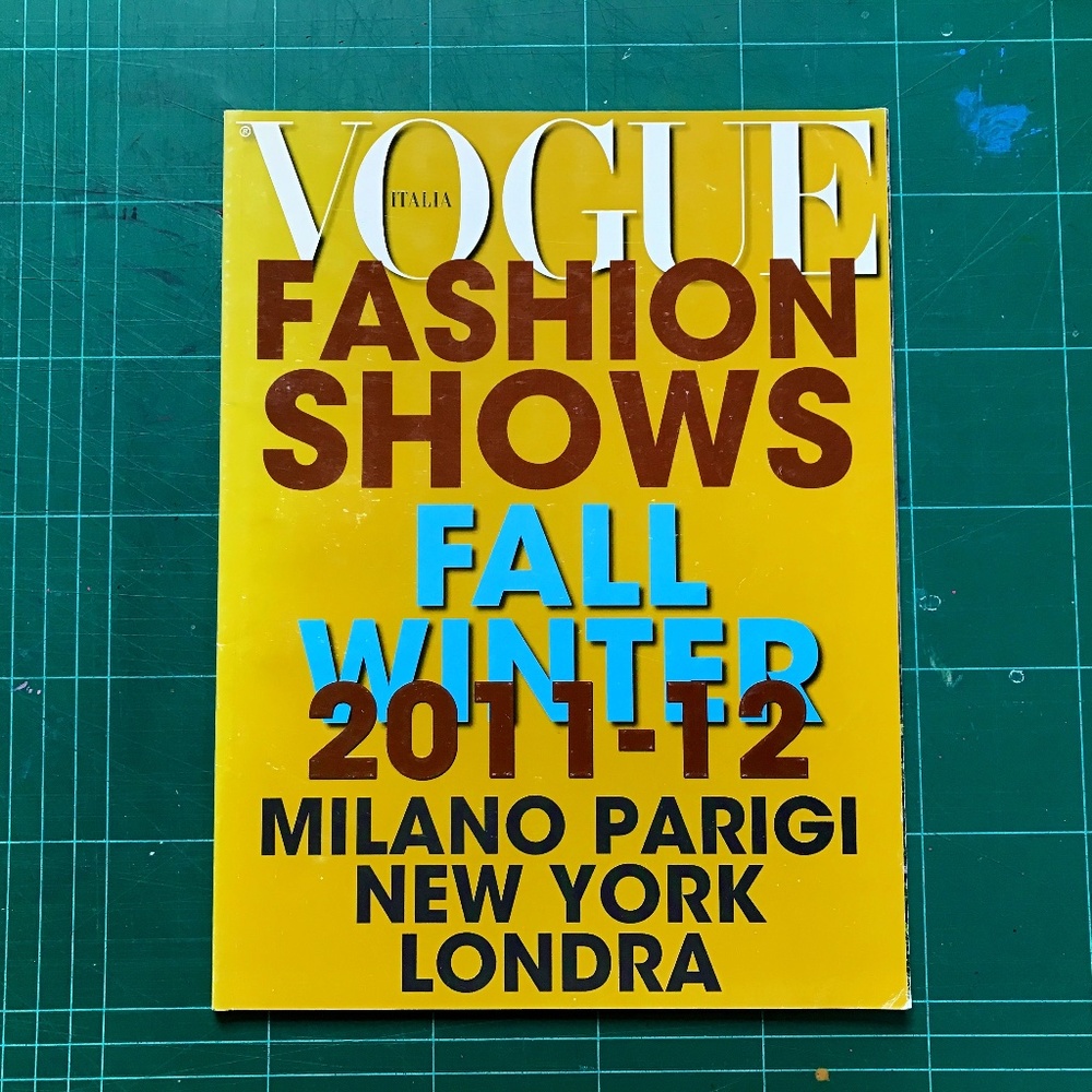 Vogue Italia Dossier FW2011 Runway magazine